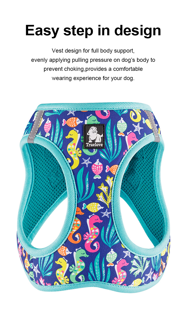 Truelove Easy Fit Quick-Release Pet Harness with Dual D-Rings