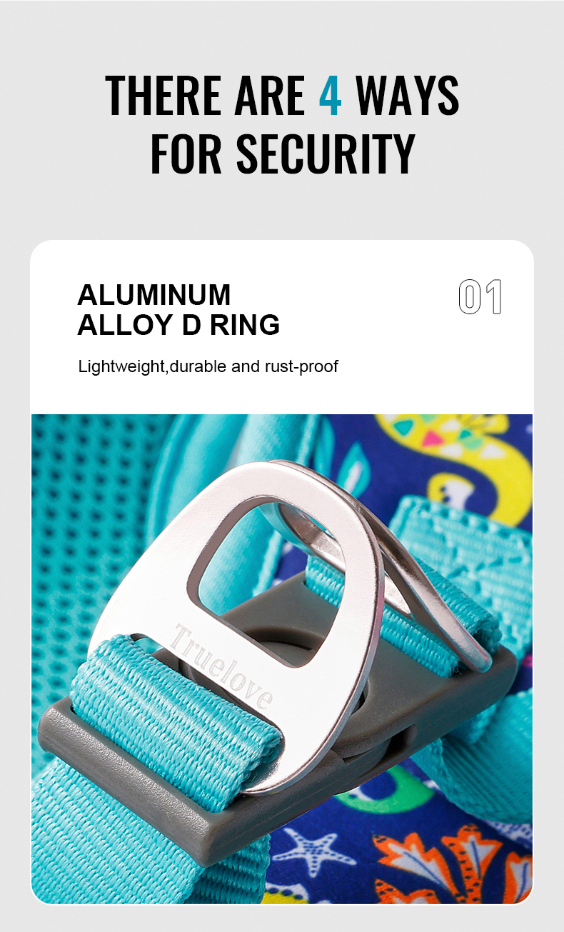 Truelove Easy Fit Quick-Release Pet Harness with Dual D-Rings