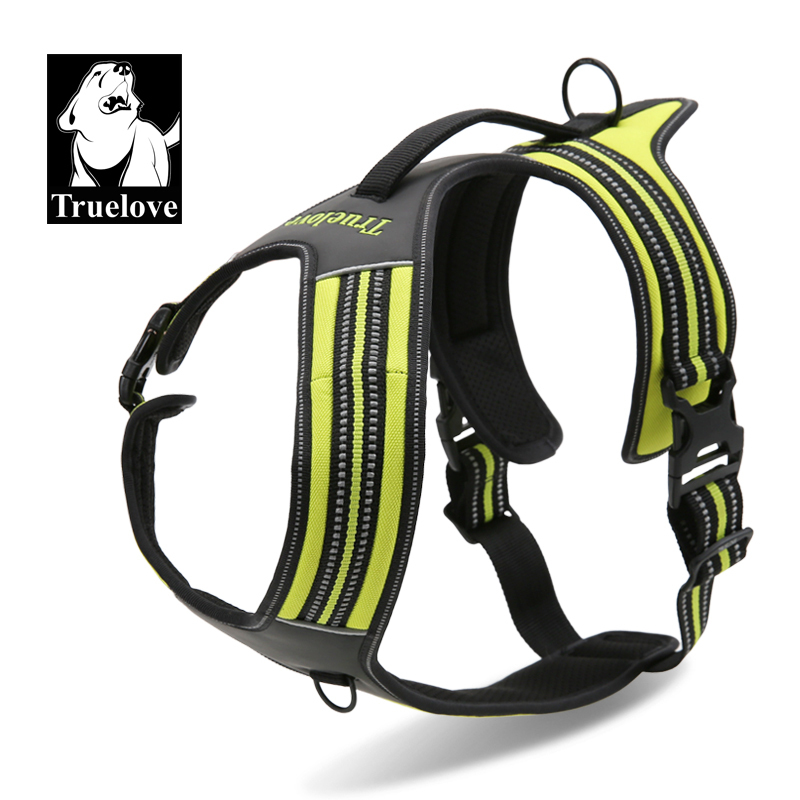 Truelove Soft Padded Handle Reflective Dog Harness