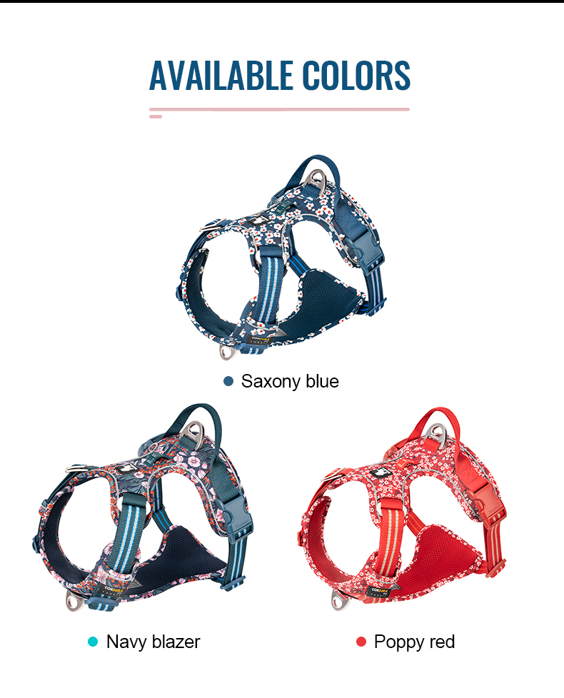 Truelove Easy On/Off Harness with Front and Back Leash Attachments (TLH5656)