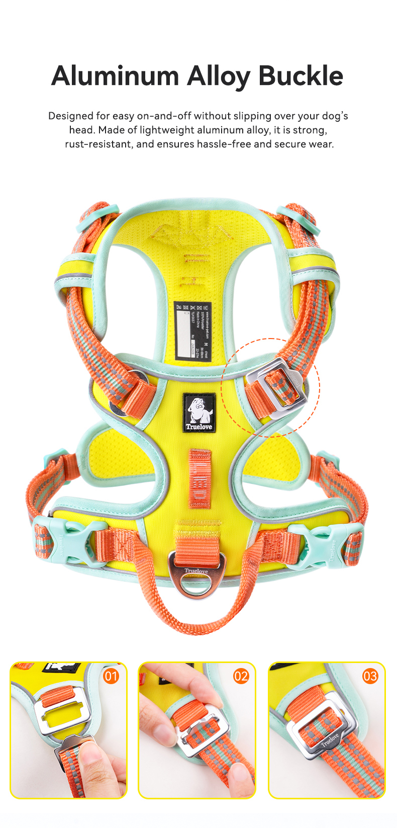 Truelove VividFit No Pull Pet Harness (TLH5657)