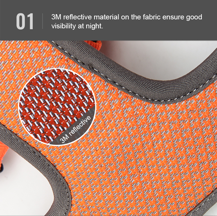 Truelove Reflective Breathable Adjustable Dog Harness