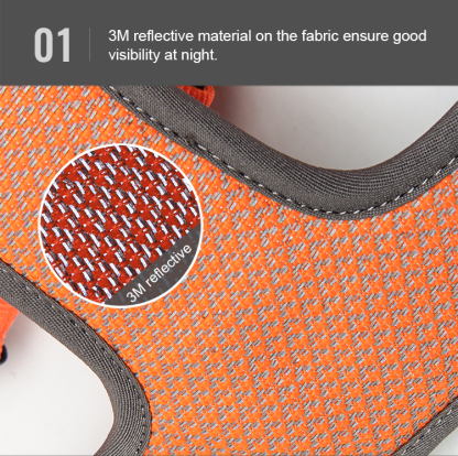 Truelove Reflective Breathable Adjustable Dog Harness