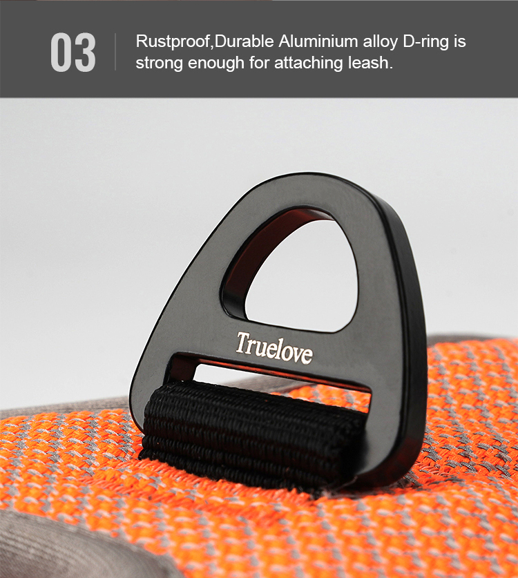 Truelove Reflective Breathable Adjustable Dog Harness