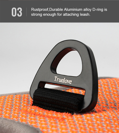 Truelove Reflective Breathable Adjustable Dog Harness