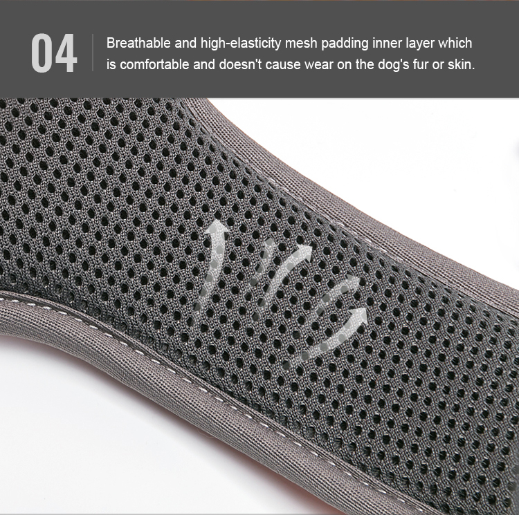 Truelove Reflective Breathable Adjustable Dog Harness