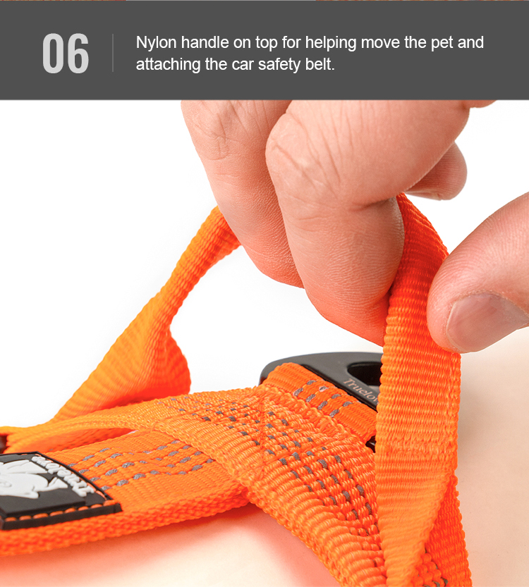 Truelove Reflective Breathable Adjustable Dog Harness