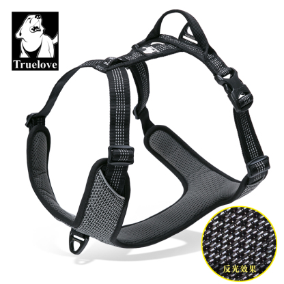Truelove Reflective Breathable Adjustable Dog Harness