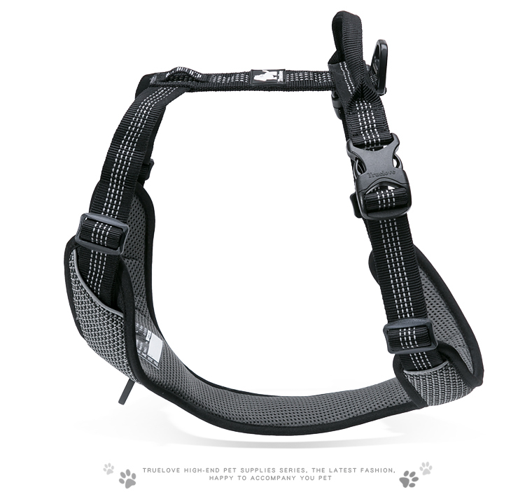 Truelove Reflective Breathable Adjustable Dog Harness