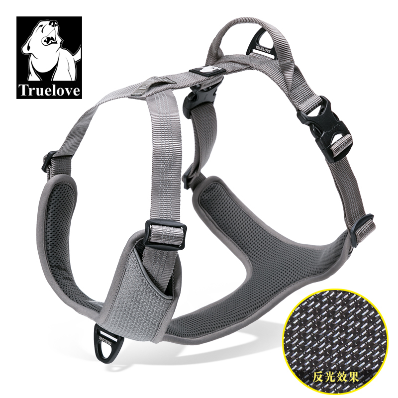 Truelove Reflective Breathable Adjustable Dog Harness