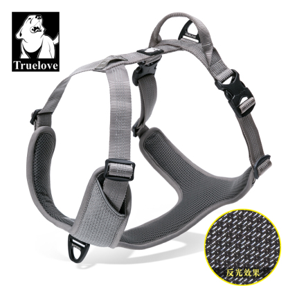 Truelove Reflective Breathable Adjustable Dog Harness