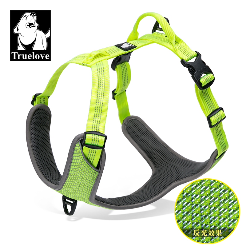 Truelove Reflective Breathable Adjustable Dog Harness