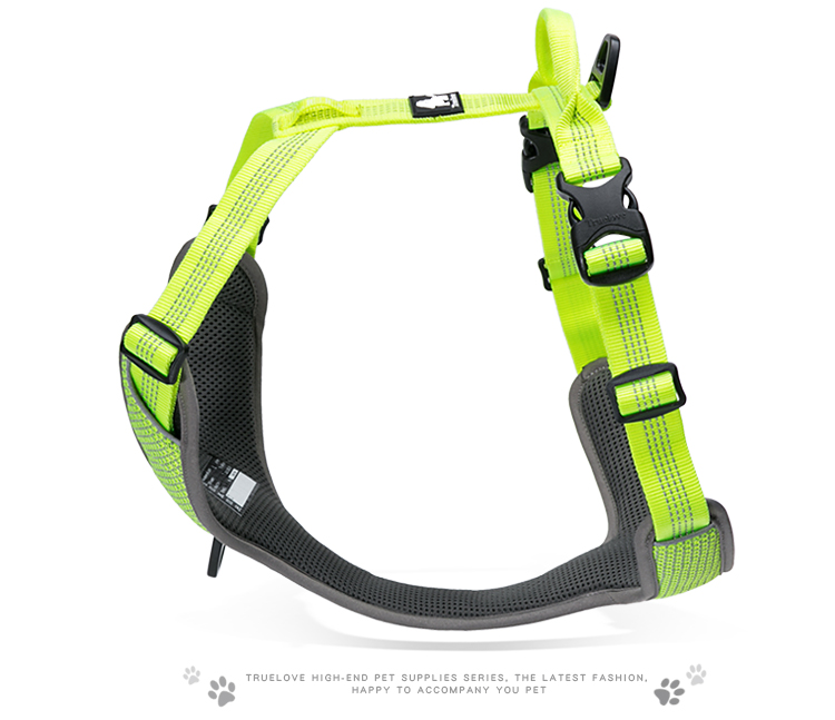 Truelove Reflective Breathable Adjustable Dog Harness