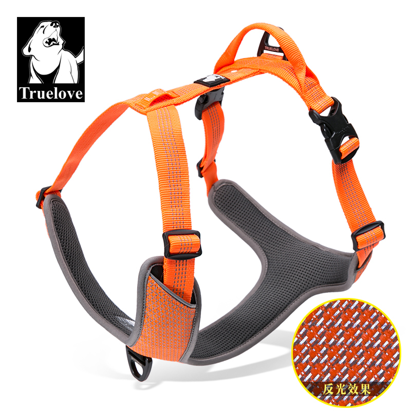 Truelove Reflective Breathable Adjustable Dog Harness