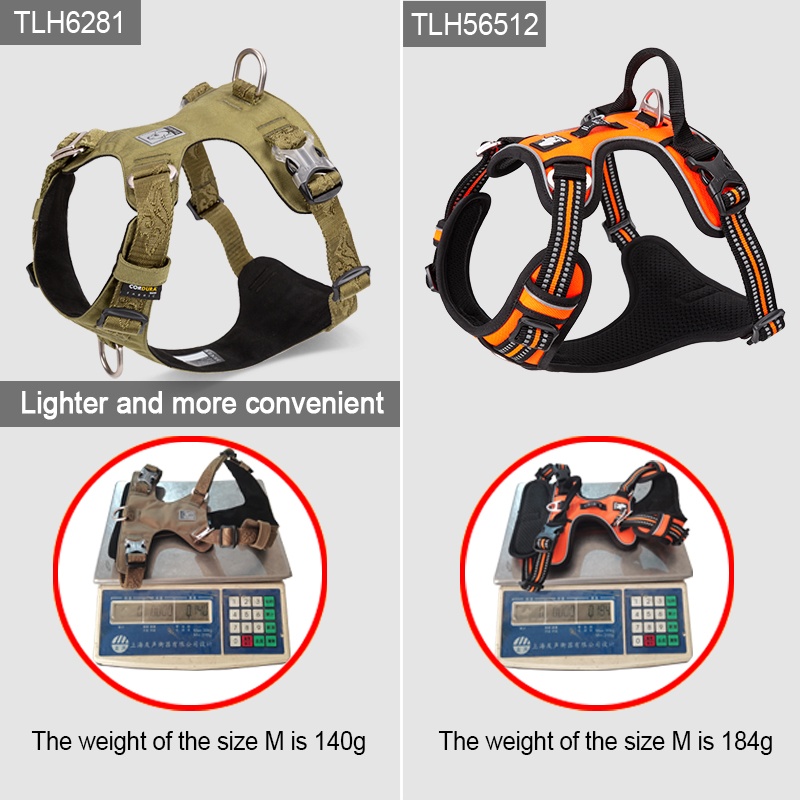 Truelove Cordura Fabric Soft Durable Tactical Dog Harness