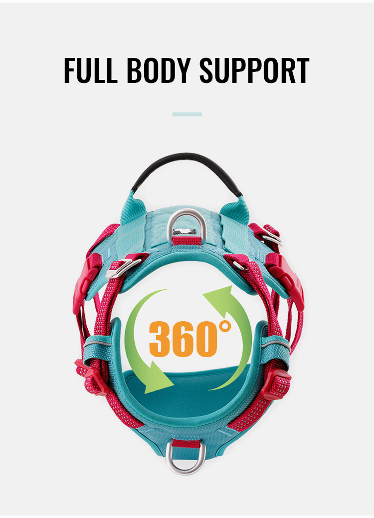 Truelove Escape-proof Reflective Tactic Dog Harness (TLH7011)