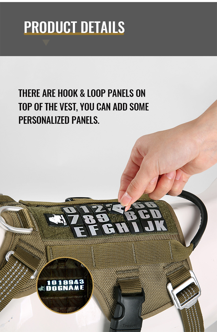 Truelove Escape-proof Reflective Tactic Dog Harness (TLH7011)