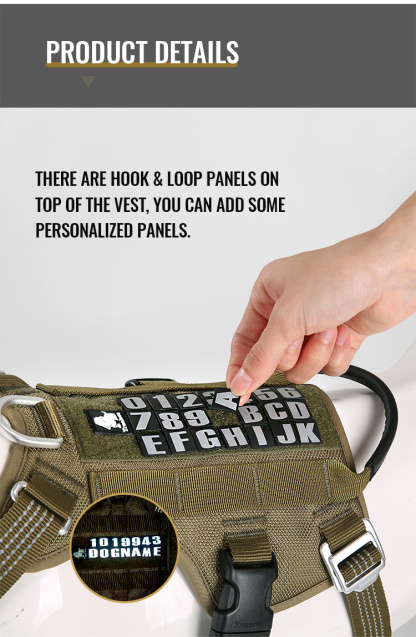 Truelove Escape-proof Reflective Tactic Dog Harness (TLH7011)