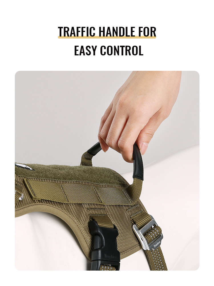 Truelove Escape-proof Reflective Tactic Dog Harness (TLH7011)