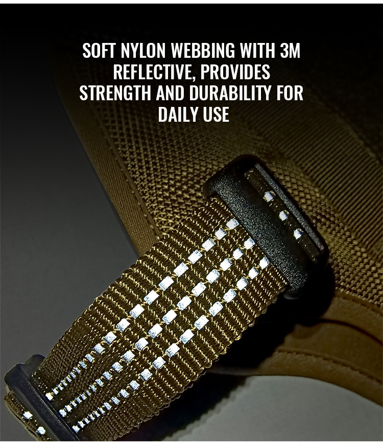 Truelove Escape-proof Reflective Tactic Dog Harness (TLH7011)