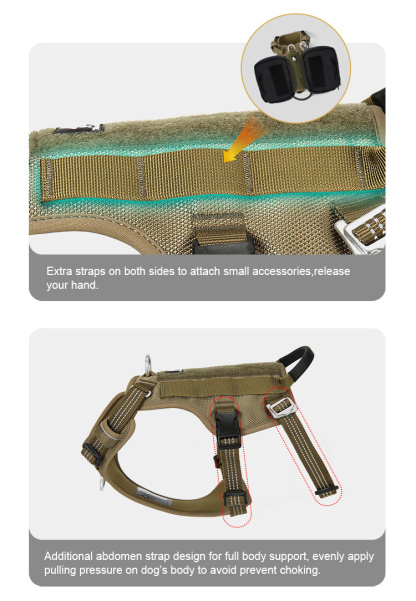 Truelove Escape-proof Reflective Tactic Dog Harness (TLH7011)