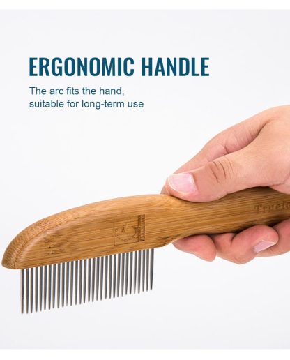 Truelove FurPerfection: Bamboo Crafted Brush with Ergonomic Comfort Handle (TLK22131)