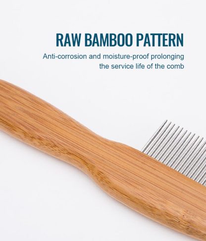 Truelove FurPerfection: Bamboo Crafted Brush with Ergonomic Comfort Handle (TLK22131)