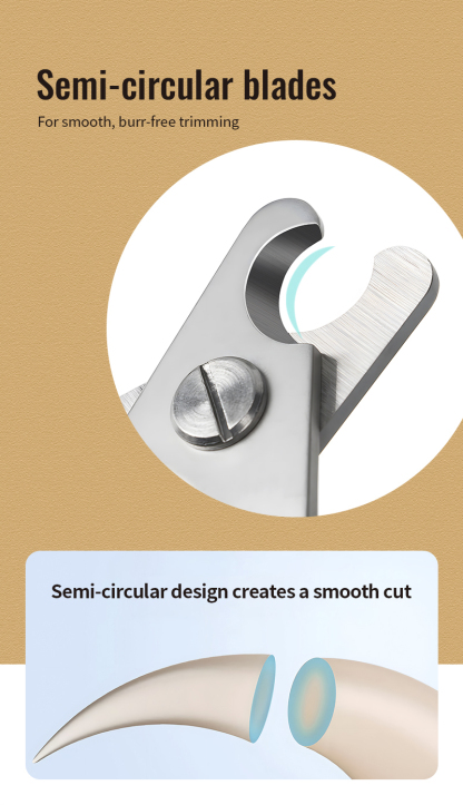 Truelove Professional Bamboo Pet Nail Clipper for Cats Dogs Eco-Friendly Stainless Steel (TLK27131)