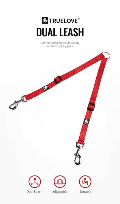 Truelove Nylon Dual Dog Leash Coupler (TLL2372)