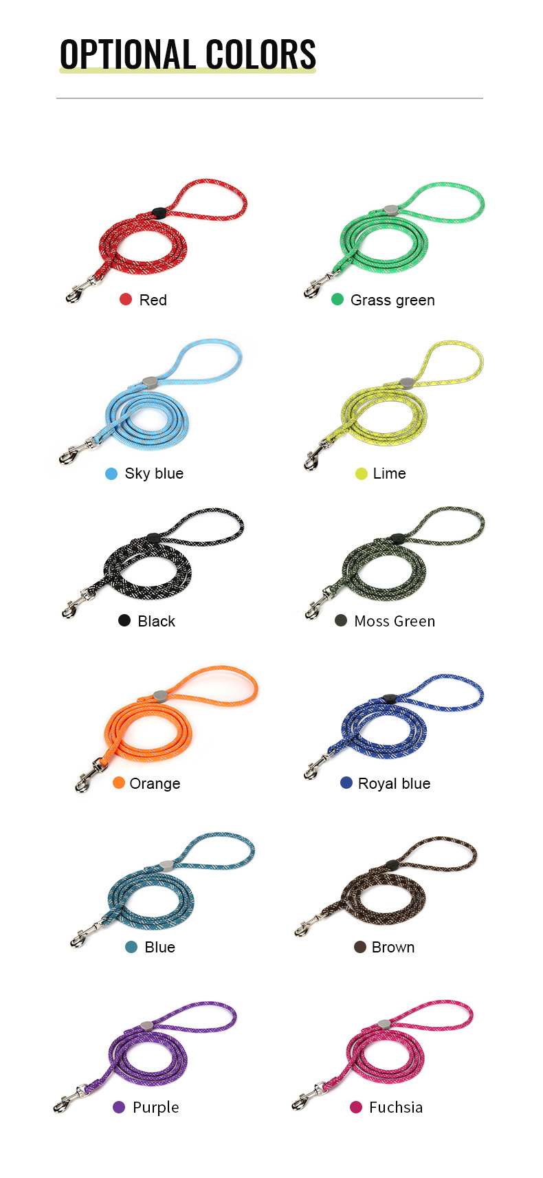 Truelove Durable and Convenient Dog Rope Leash (TLL2576)