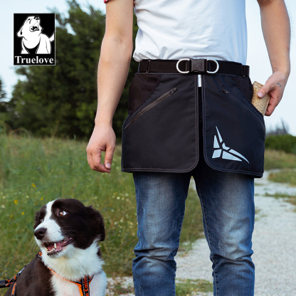 Truelove Reflective Comfortable Waterproof Multi-pocket Design Pet Trainer Dog Training Skirt (TLQ1901)