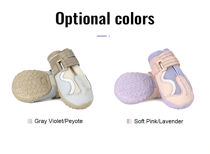 Truelove Breathable Mesh & Leather Outdoor Pet Shoes for Enhanced Paw Protection (TLS3962)
