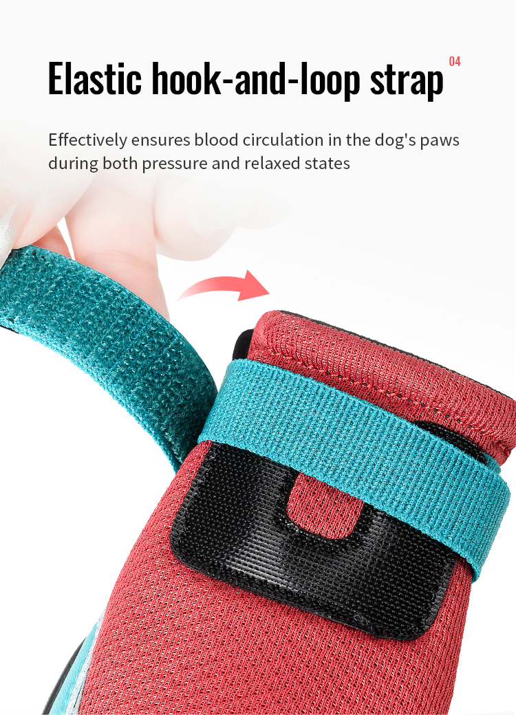 Truelove Luxury Outstanding Vibram Sole Night Reflective Hiking Durable Anti-slip Comfort NEW Arrival 2pcs Pet Dog Boots Shoes (TLS4862)