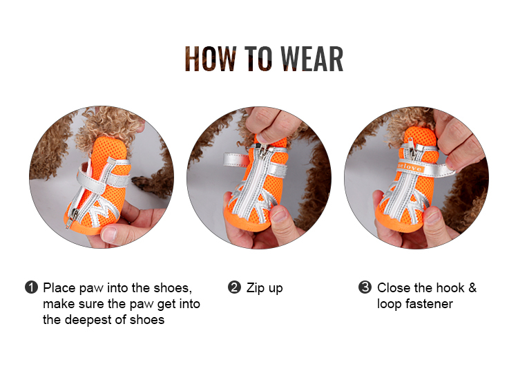 Truelove Breathable Mesh Pet Shoes for Comfort and Traction (TLS5911)