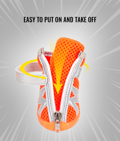 Truelove Breathable Mesh Pet Shoes for Comfort and Traction (TLS5911)