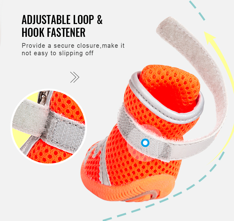 Truelove Breathable Mesh Pet Shoes for Comfort and Traction (TLS5911)