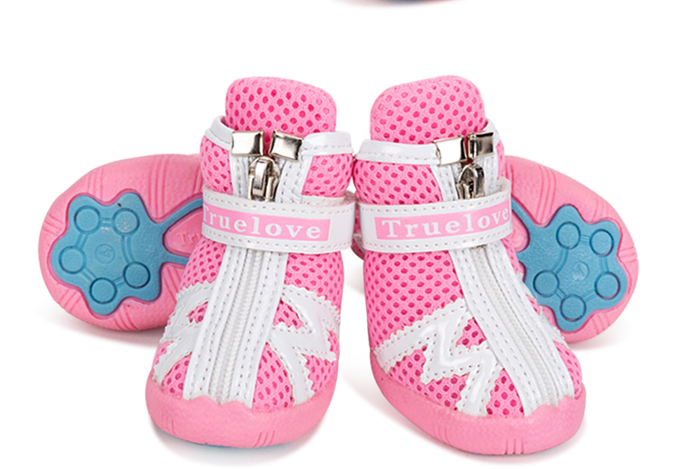 Truelove Breathable Mesh Pet Shoes for Comfort and Traction (TLS5911)