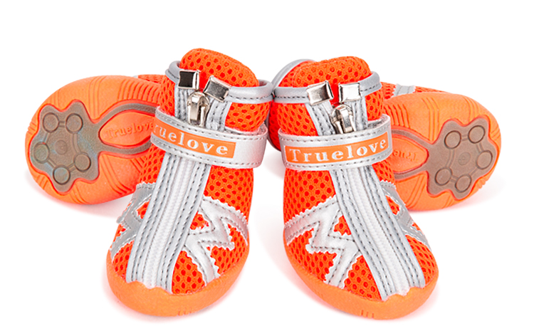 Truelove Breathable Mesh Pet Shoes for Comfort and Traction (TLS5911)