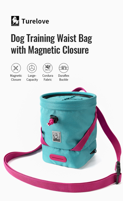 Truelove Travel Versatile Tool Designed Treat Toy Accessory Storage Holder Poop Bag Dispenser Training Waist Dog Puppy Pet Bag (TLT2052)