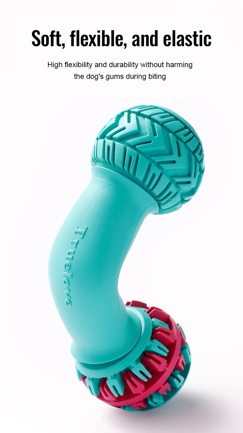 Truelove Engaging Play Non-Toxic Treat Dispenser with Rotating End (TLT2606)