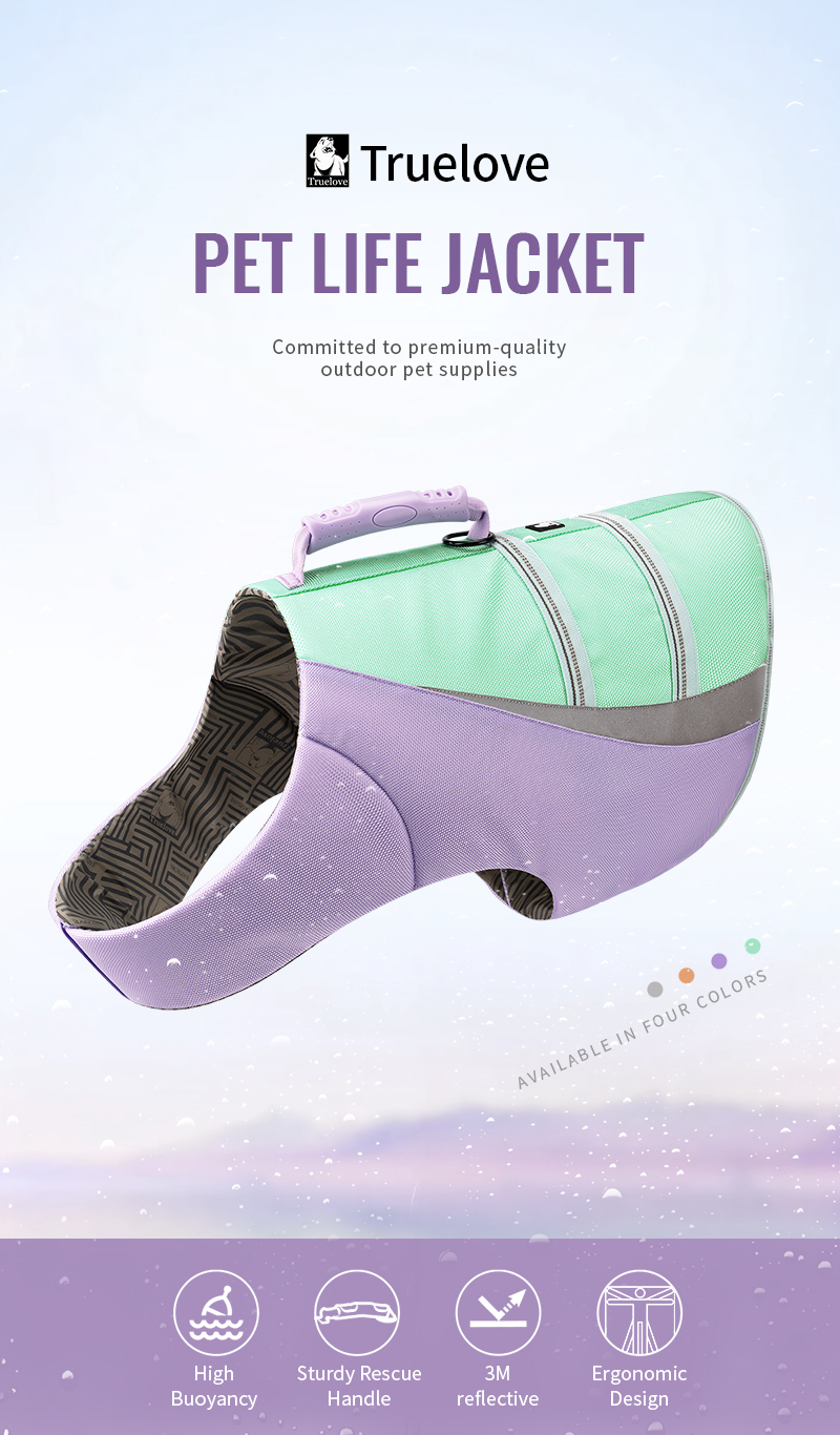 Truelove Outdoor Dog Life Jacket Stay Afloat in Style (TLY1951)