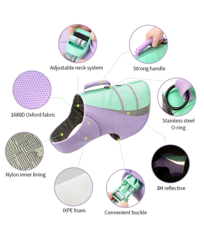 Truelove Outdoor Dog Life Jacket Stay Afloat in Style (TLY1951)