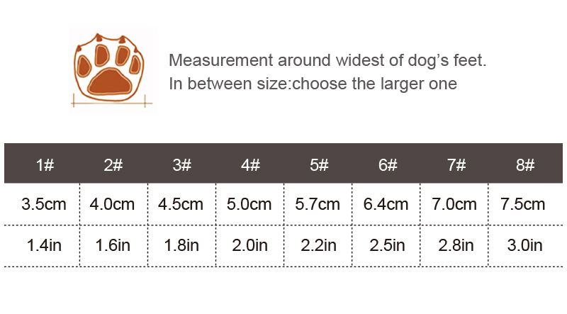 Truelove Anti-Slip Dog Shoe with Hook&Loop Design (TLS3961)