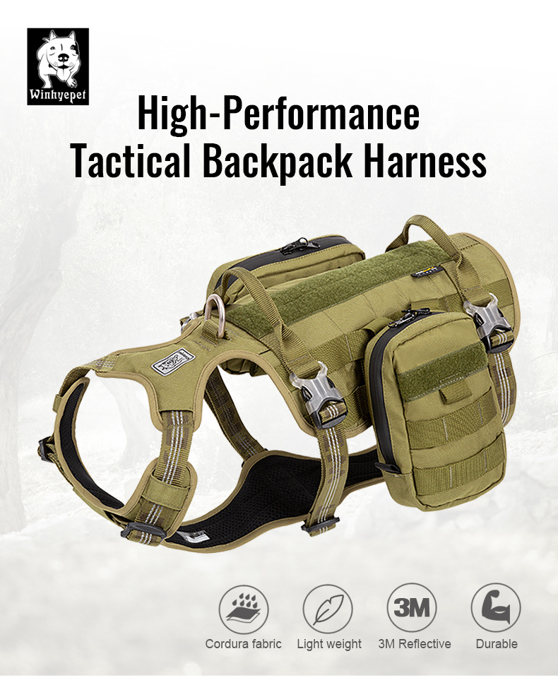Winhyepet Tactical Military Backpack with reflective (YH1806)