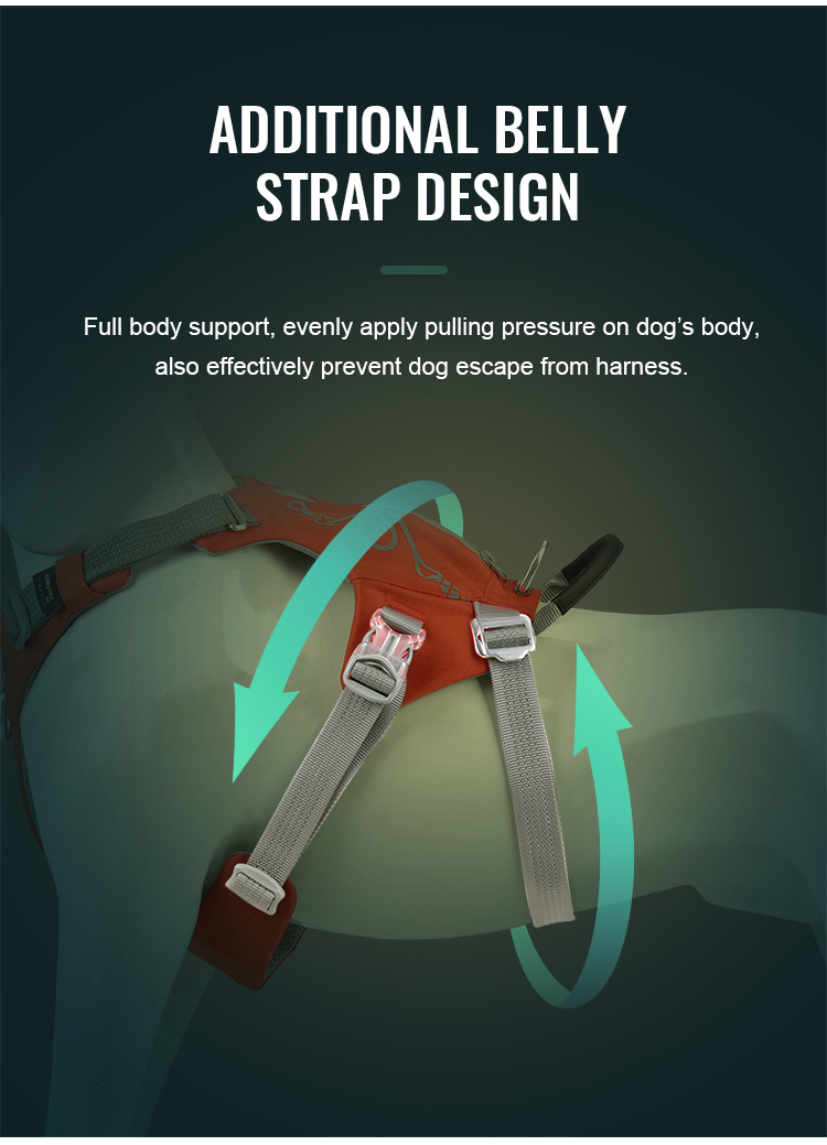 Winhyepet Escape-proof harness with zippered pocket (YH1811)