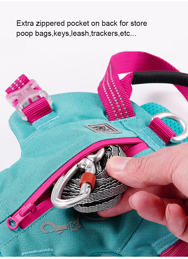 Winhyepet Escape-proof harness with zippered pocket (YH1811)