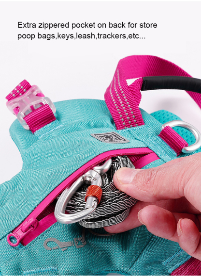 Winhyepet Escape-proof harness with zippered pocket (YH1811)