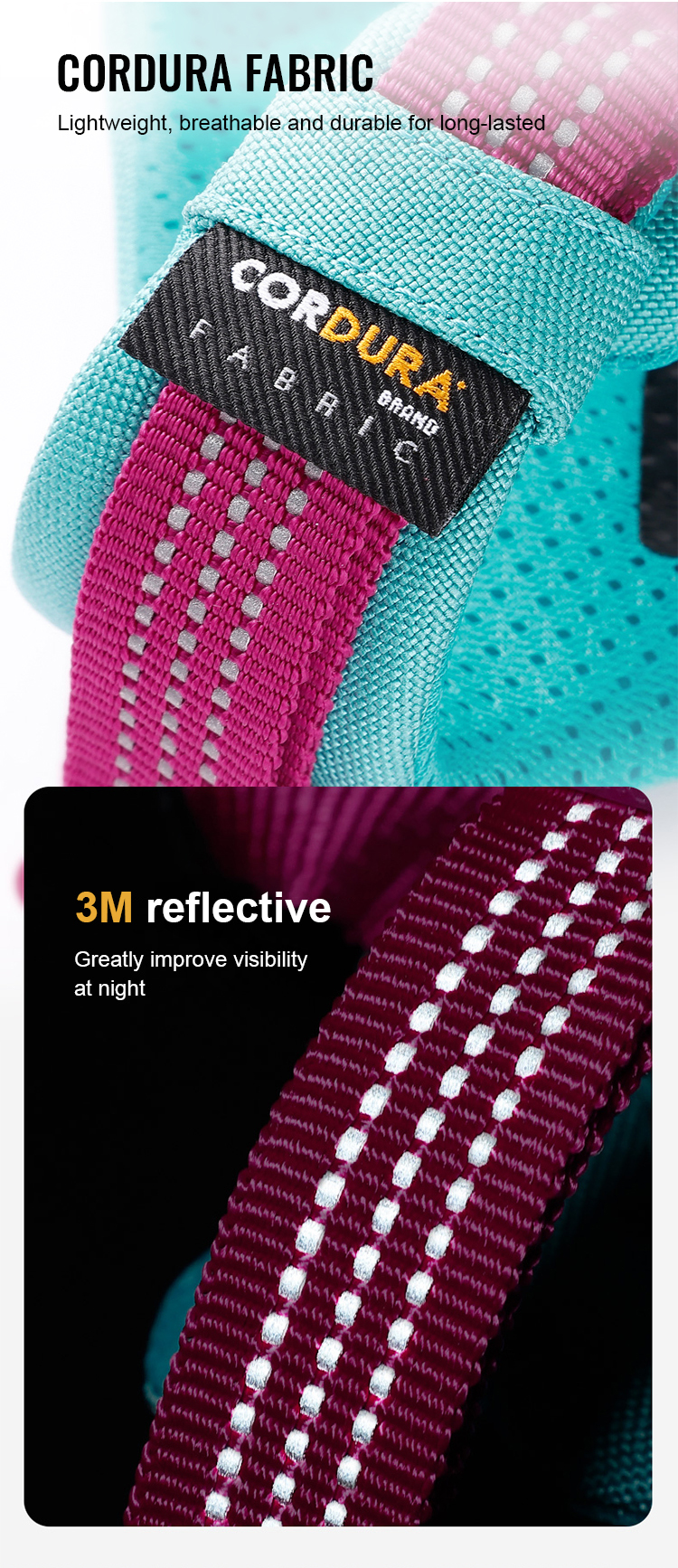 Winhyepet Escape-proof harness with zippered pocket (YH1811)