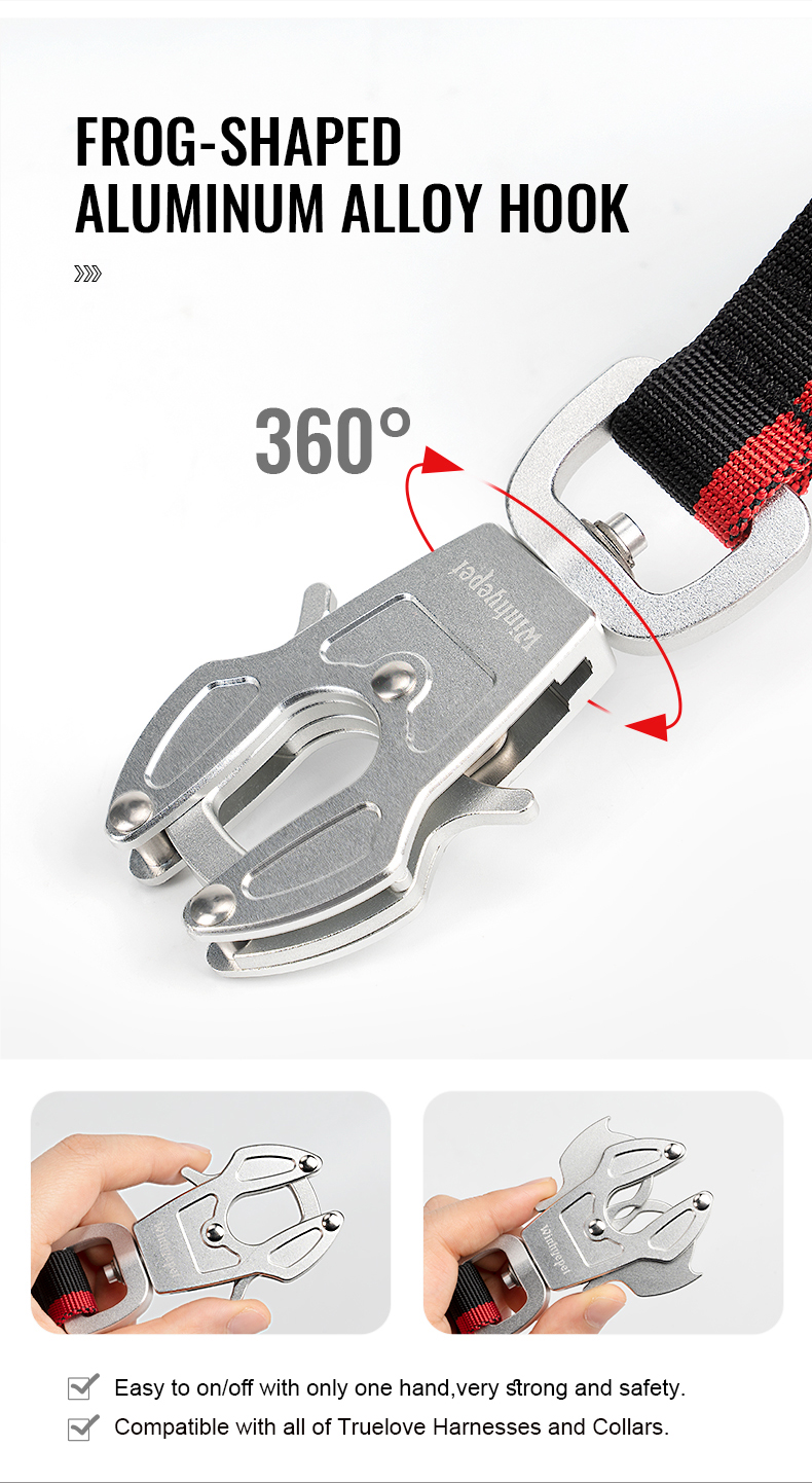 Winhyepet Multi-function bungee dog leash (YL1833)