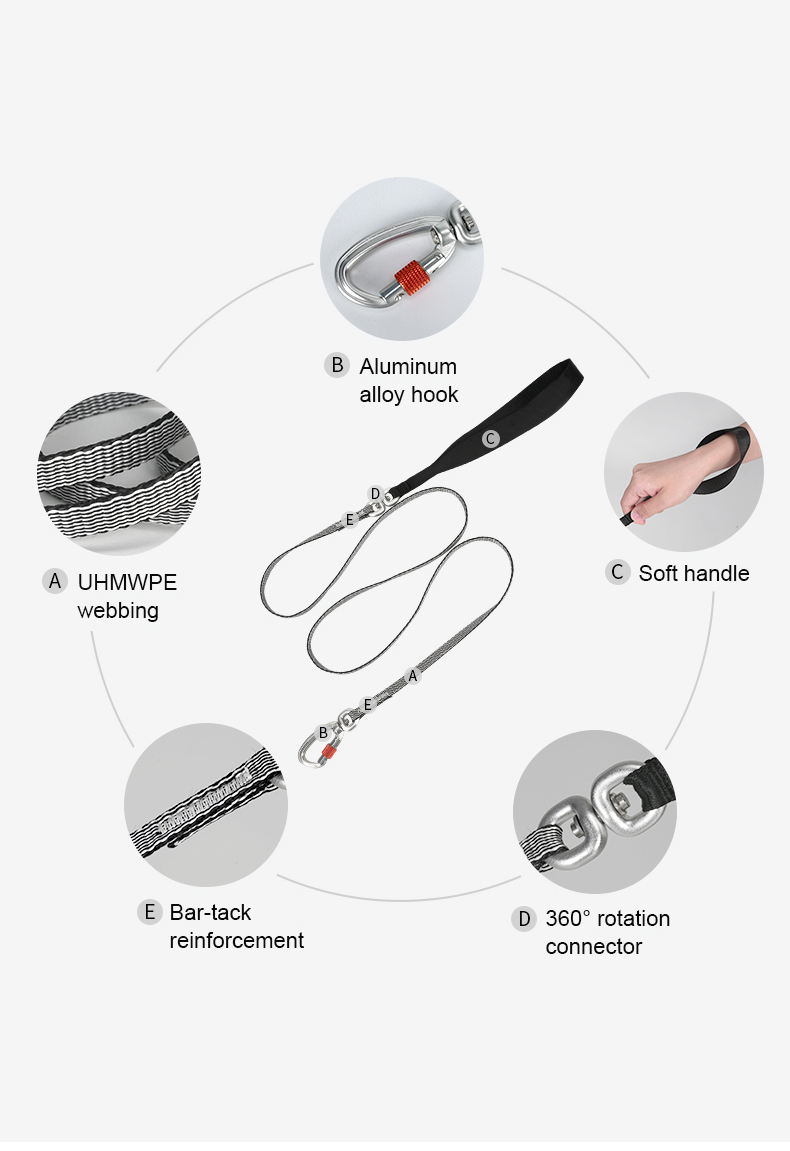 Winhyepet UHMWPE dog leash (YL1835)